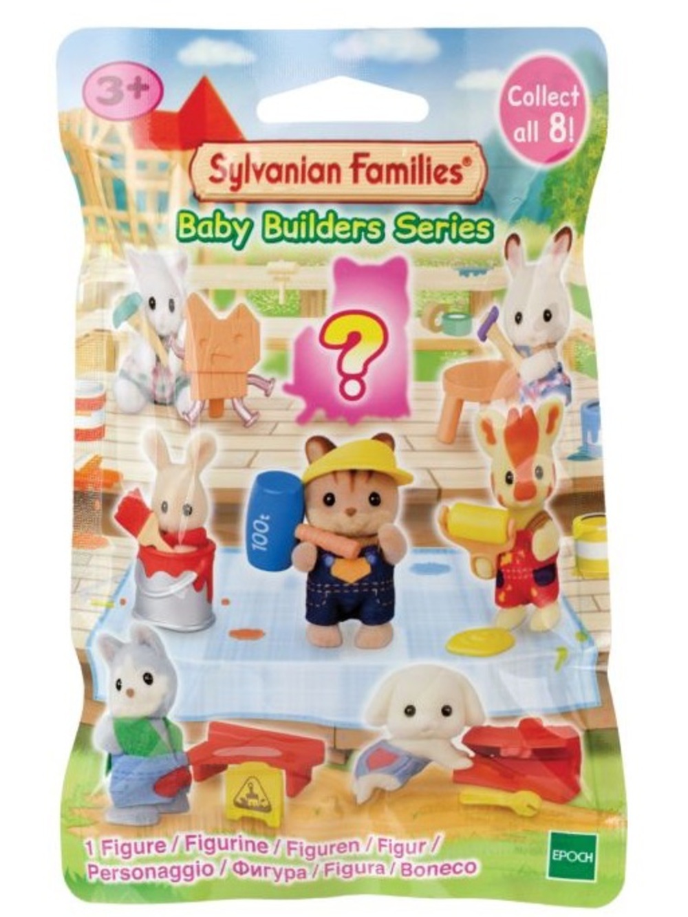 Opened Calico Critter Baby Builders Series squirrel